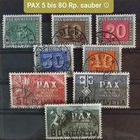 3985) 262-269, PAX Kurz-Satz sauber ⊙ Kt. 116.-