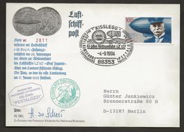 Ballon 1994 Deutschland Fischreute Kisslegg Luftpost