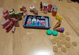 Spielset Küche 6, Geld & diverse Lebensmitte