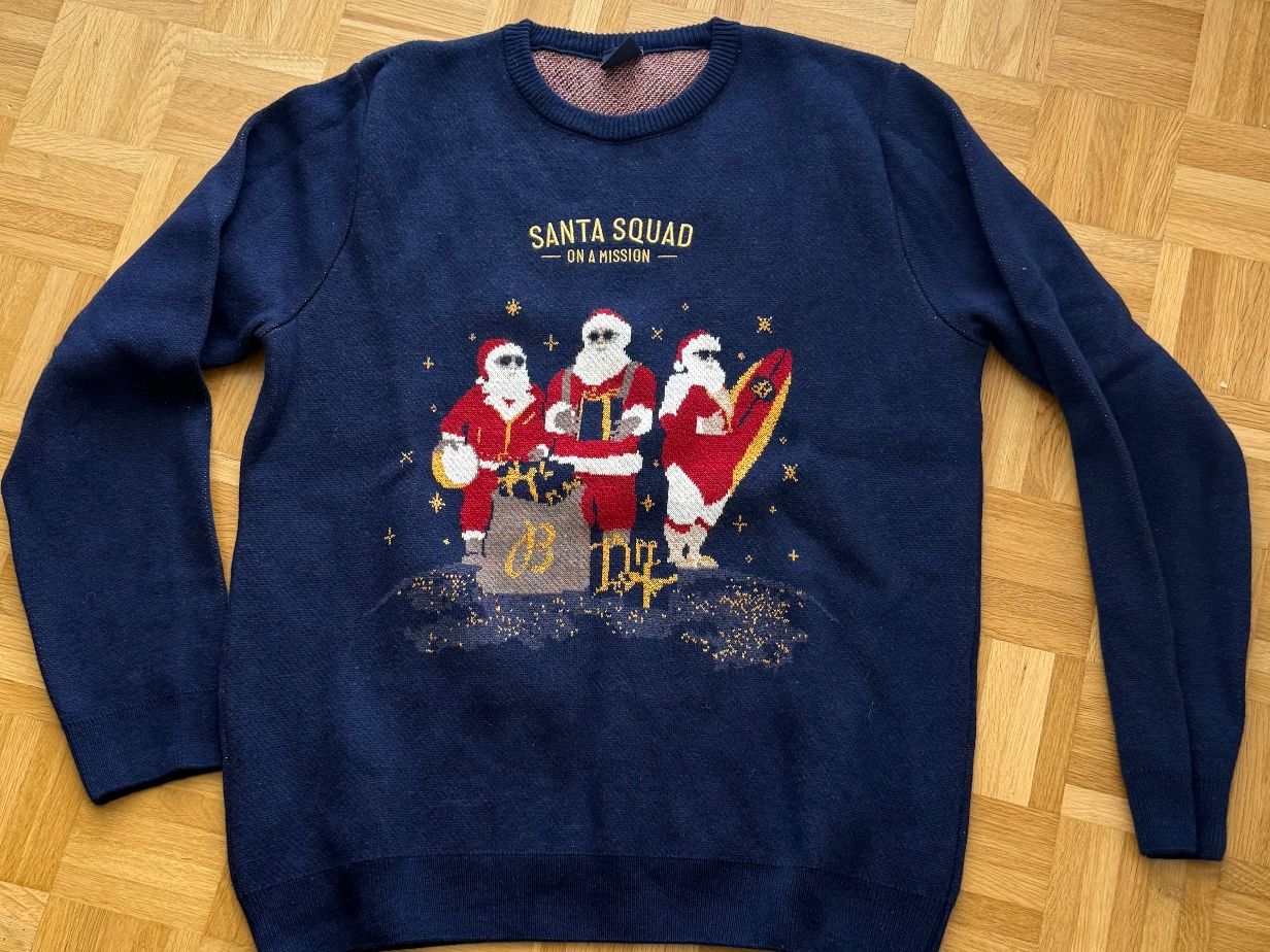 Maglioni & Felpe: Weihnachtspullover Dunkelblau Grösse XL Marke Breitling – Nuovo e nell'imballaggio originale da Bettlach venduto da val_95hq 3