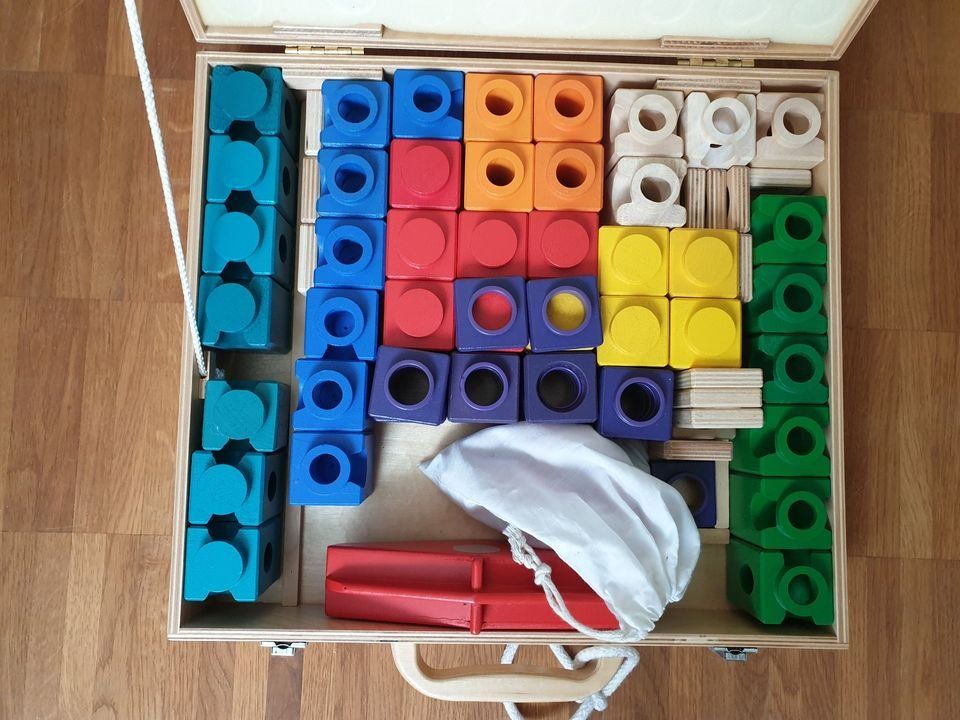 Quadrilla Spielzeuge: Mega Set HAPE Holz Kugelbahn Quadrilla Murmelbahn – Gebraucht aus Zürich von efloodd 3