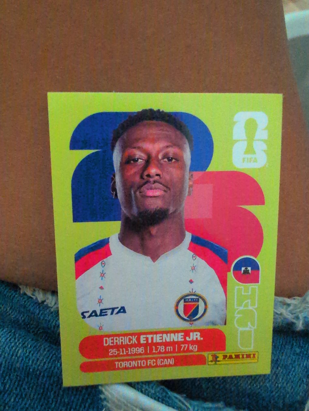 Panini Carte collezionabili: Derrick Etienne Jr. FIFA 2026 – Nuovo e nell'imballaggio originale da Lausanne venduto da KarolyneBaiao