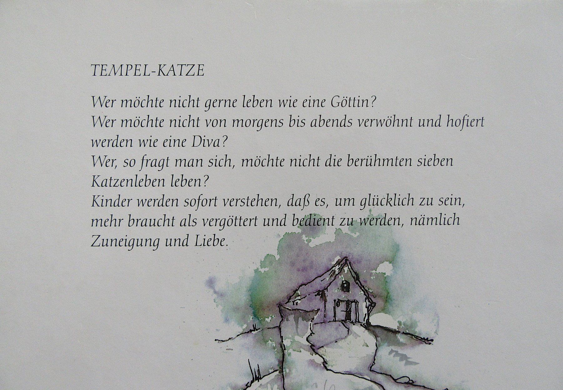 Libri: Tempel-Katze • mit Bildern von Alan Marks – Usato da Auenstein venduto da Padabimbim 1