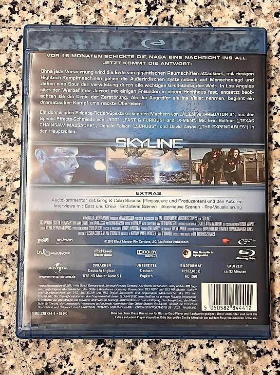 Tutti i DVDs: Blu-ray DVD Disc Skyline bluray blu ray – Usato da Menzingen venduto da han_9vdk 2