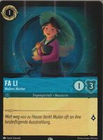TCG Disney LORCANA URSULAS RÜCKKEHR 143 Fa Li - Mulans Mutte
