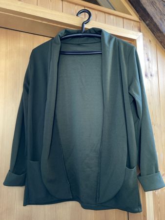 Grüner Cardigan/Blazer Gr. S Übergangsjacke