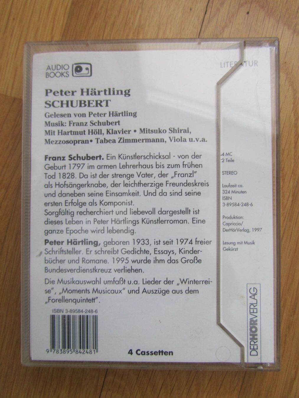 Cassettes audio: Peter Härtling   - SCHUBERT – D'occasion à Seengen par mikelele 2