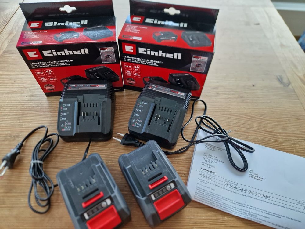 Einhell Akku 18 V 4.0 Ah Starter Kit 2 Stück | Kaufen auf Ricardo
