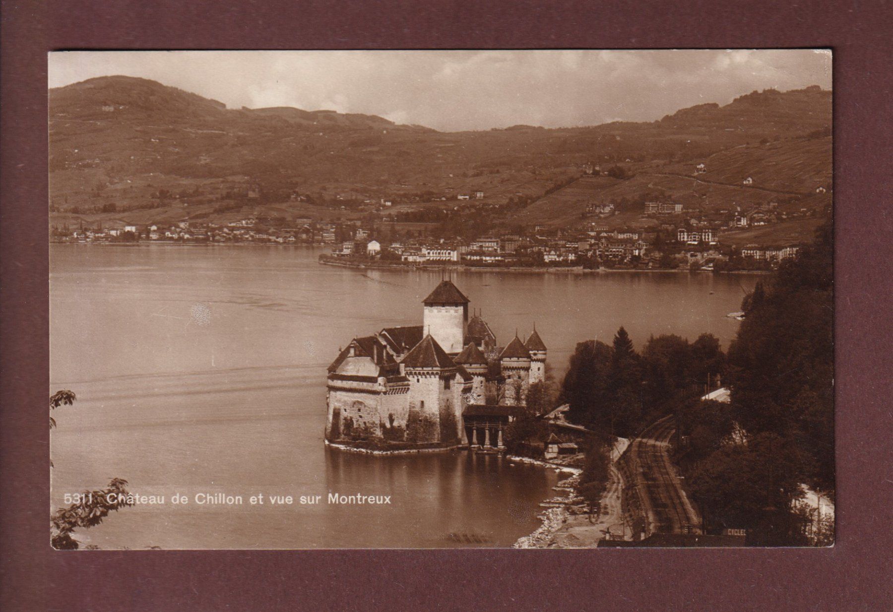 Cartes postales: Château de CHILLON - Montreux - 1924 – D'occasion à Pully par nicecards