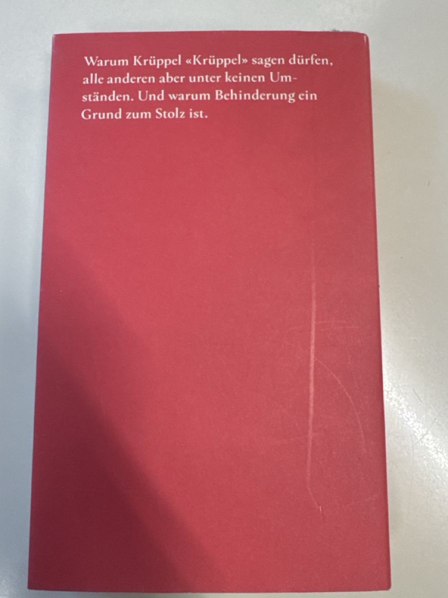 Livres: Jeder Krüppel ein Superheld Christoph Keller  – D'occasion à Zürich par Smarties13 1
