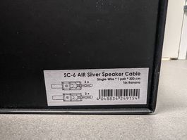ViaBlue SC-6 AIR Silver Lautsprecherkabel 300cm