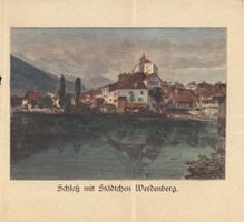 Werdenberg Holzstich um 1890