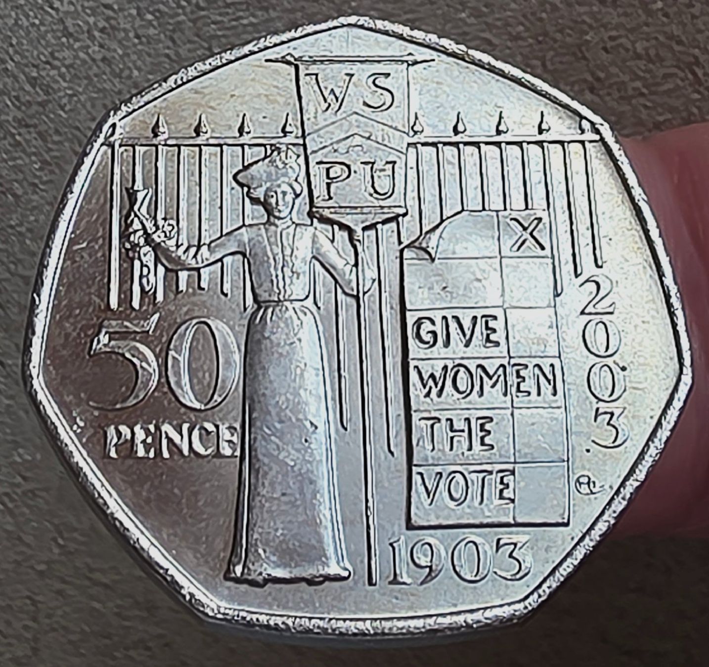Alle Münzen: GROSSBRITANNIEN 50 PENCE 2003 UNZ. – Neu (gemäss Beschreibung) aus Winterthur von Creso70