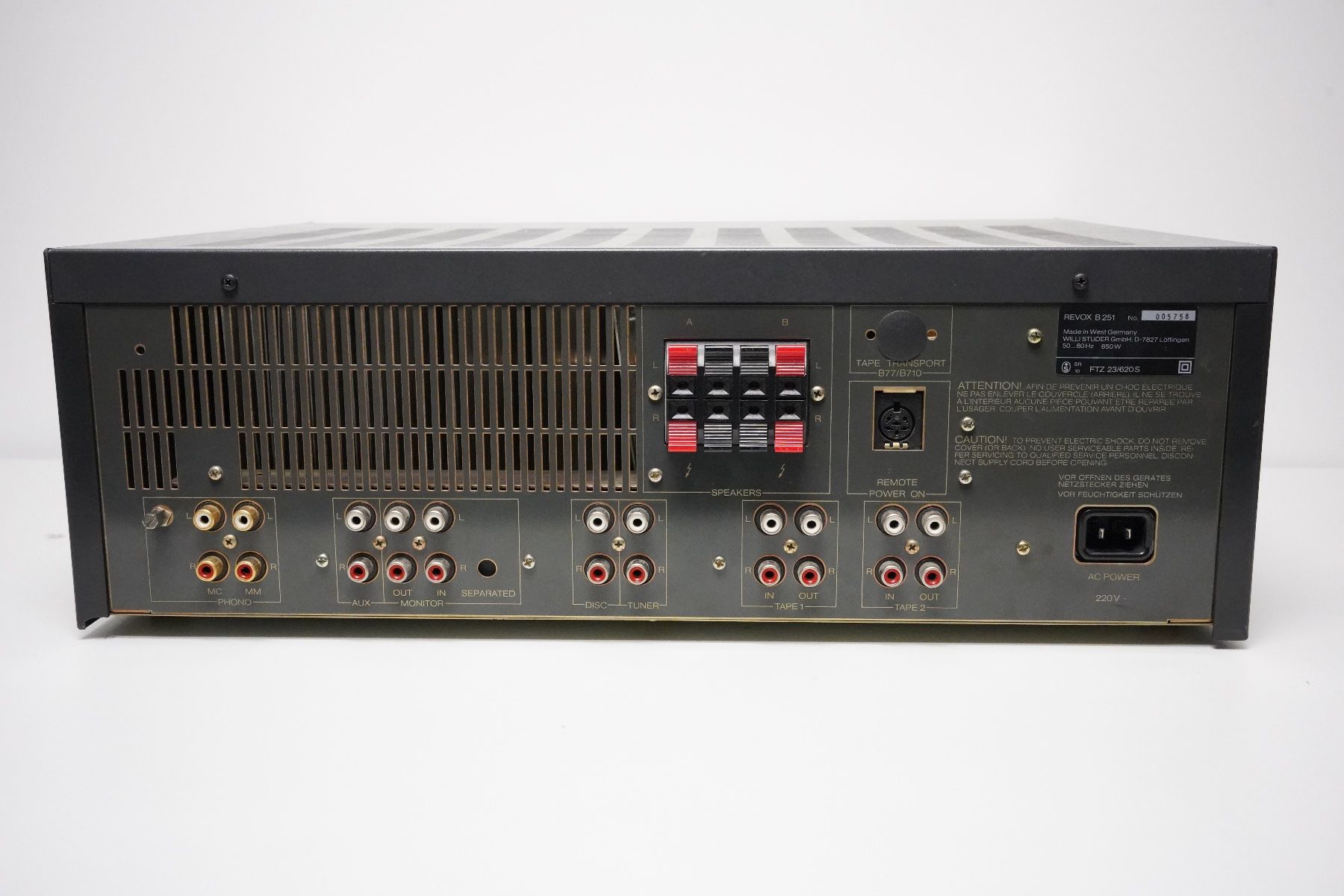 Revox Amplificateurs: Revox B251 – D'occasion à Ammerzwil BE par Swissoetzi 5