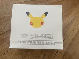 Pokémon Celebrations Top-Trainer-Box neu versiegelt