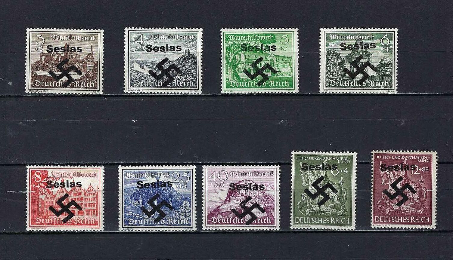 Alle Briefmarken: WKII Besetzung ** – Neu und originalverpackt aus Altstätten SG von Nandodax