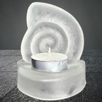 🕯️ Glitzernder Glas Teelichthalter – Eleganz für Zuhause ✨