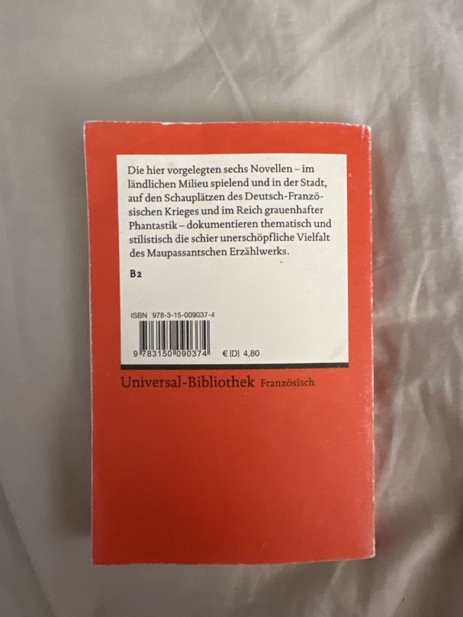 Libri: Six contes von Guy de Maupassant – Usato da Mettmenstetten venduto da ali_rz8t 1