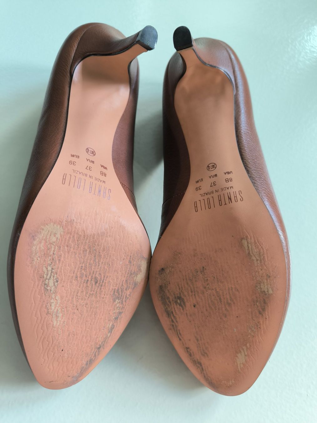 Scarpe da donna: Wunderschöne Pumps aus dunklem Kamelleder, Größe EU 39 – Nuovo (secondo la descrizione) da Wallisellen venduto da C_DM 5