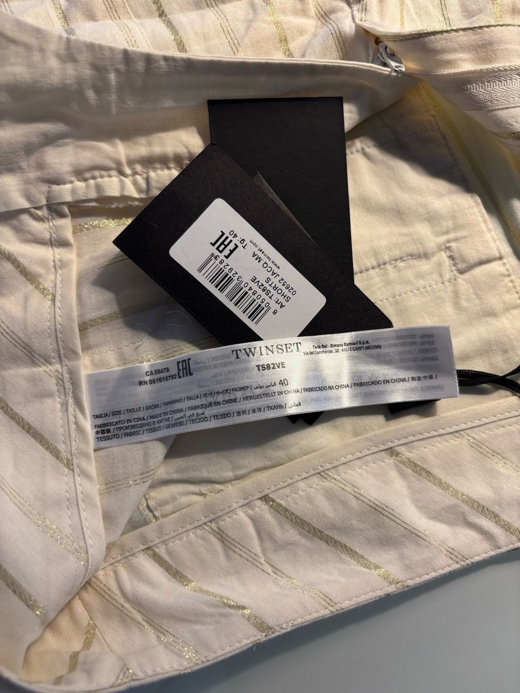 Twinset Pantaloni: TwinSet Simona Barbieri shorts – Nuovo e nell'imballaggio originale da Eglisau venduto da SAM240186 3