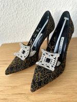 Authentiques Escarpins Manolo Blahnik 38.5 NEUFS