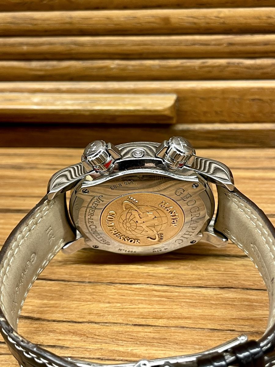Jaeger-Lecoultre Orologi: Jaeger le Coultre Geographic master compressor – Usato da Mendrisio venduto da Atelier-orologio 2