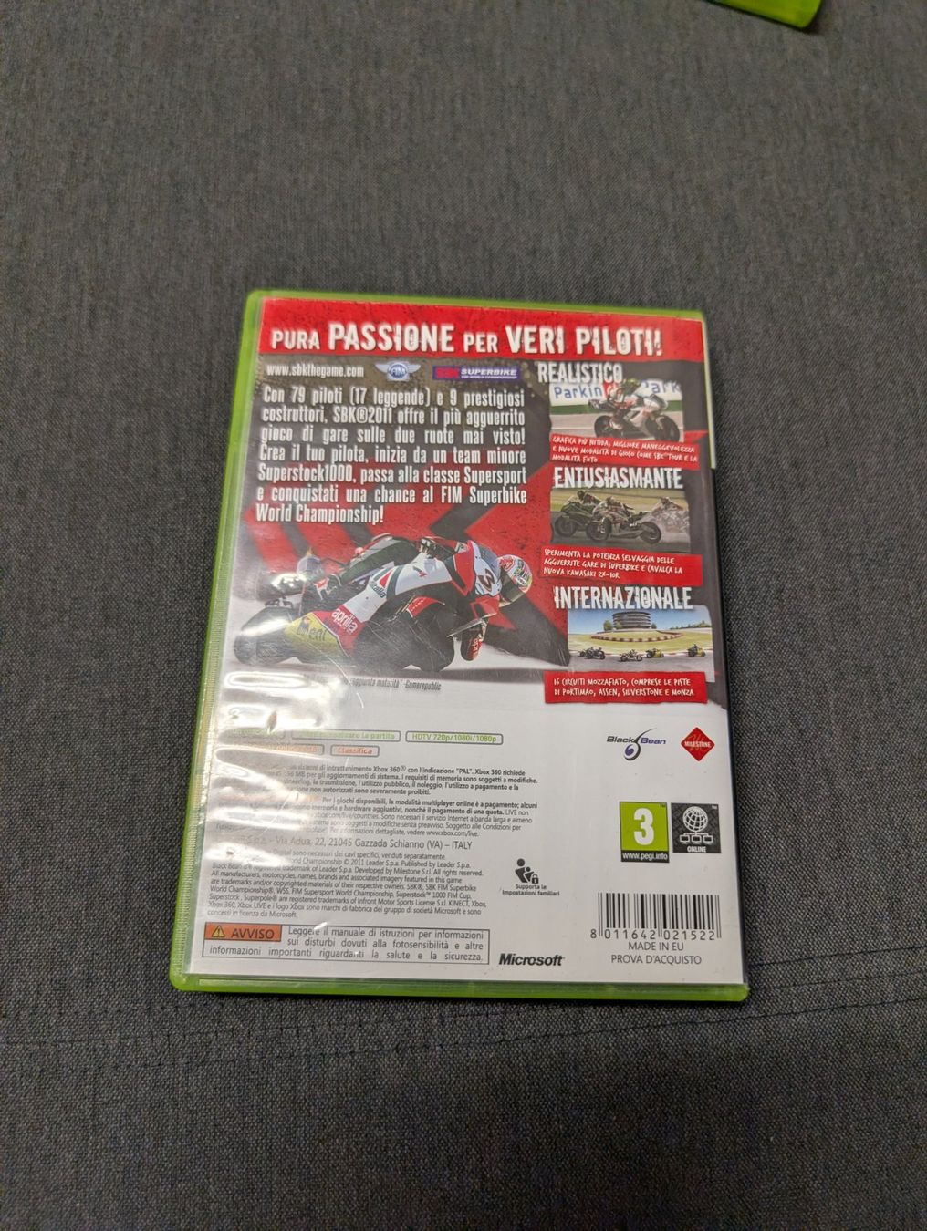 Giochi: SBK 2011 Xbox 360 – Usato da Giubiasco venduto da Ticinerd 1