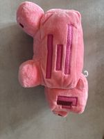 Minecraft Plüschtier Schwein rosa guter Zustand