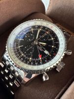 Breitling Navitimer Chronograph GMT 46 Schwarzes Zifferblatt