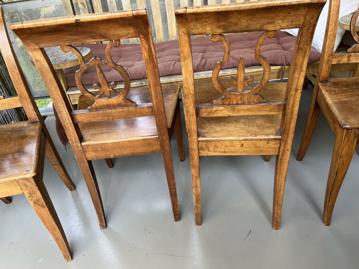 Chaises: 4 biedermeier stühle kirschholz – D'occasion à Lengnau BE par Meij 4