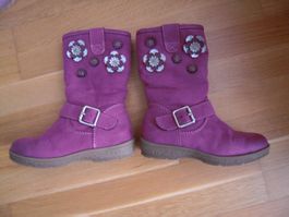 Übergangsstiefel / Mädchen Stiefel gefüttert Gr 25