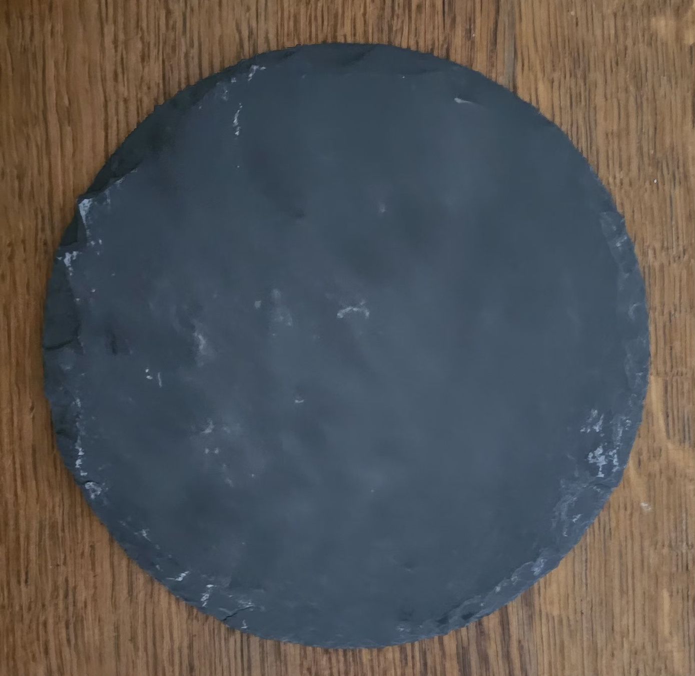 Piatti di portata: Schieferplatte rund gebraucht ca. 20 cm Durchmesser – Usato da Worben venduto da Quest 1
