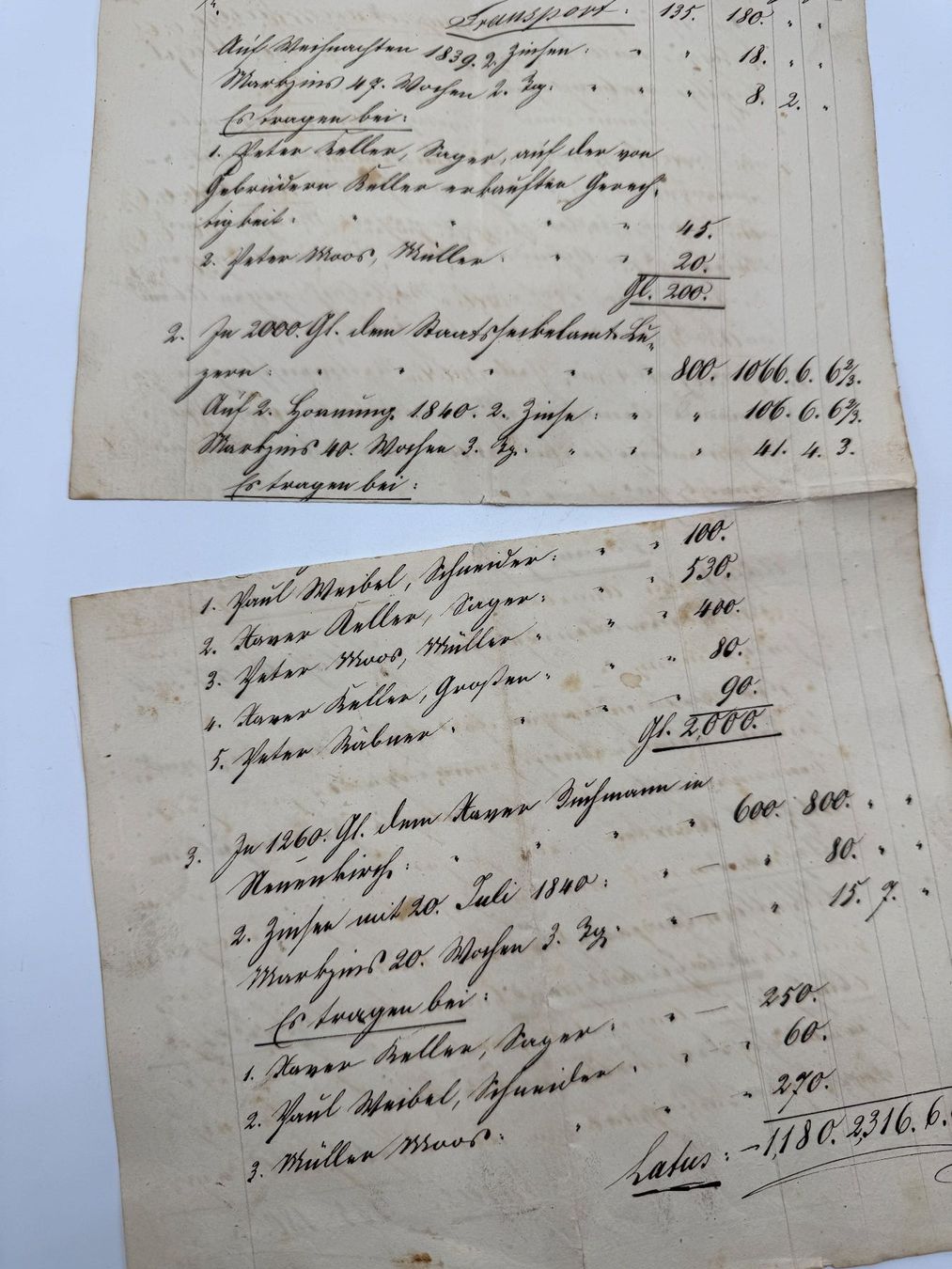 Documents: Alte Kaufbrief von 1841 – D'occasion à Sachseln par BONATI01 5