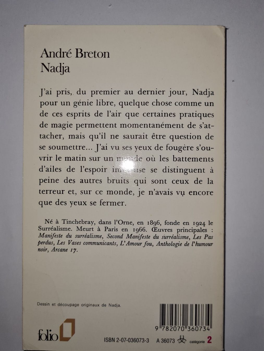 Libri: "Nadja" de André Breton – Usato da Zürich venduto da pleco12 1