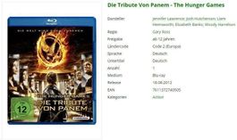 Die Tribute Von Panem - The Hunger Games (Bluray)