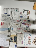 Ensemble de lettres et timbres suisses variés+ de 50