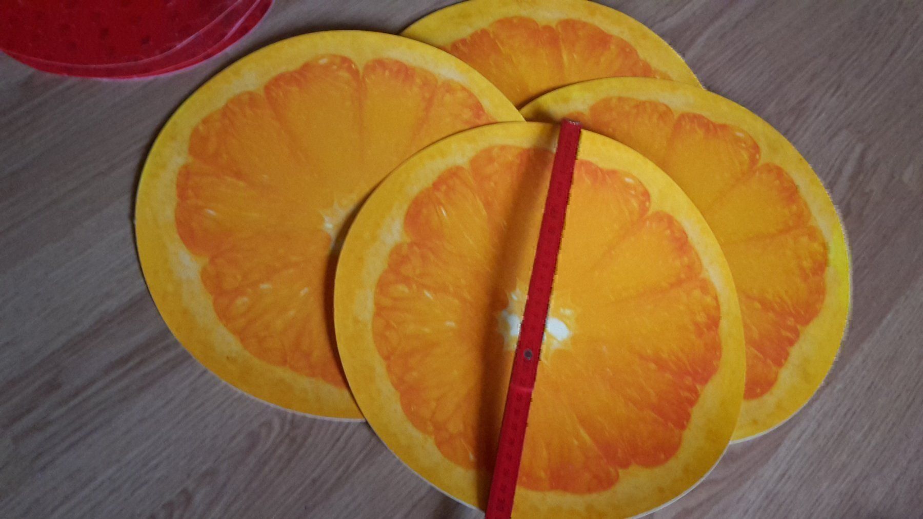 Spiritueux: TISCHSET Orange und Erdbeere L12 – Neuf (Voir description) à Schwarzenburg par Flamingo07