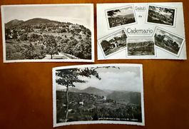 3X Cademario - Belles cartes anciennes