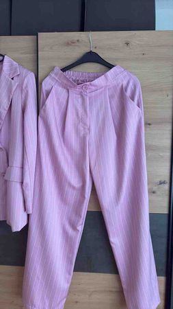Damenhose gestreift rosa neuwertiger Zustand