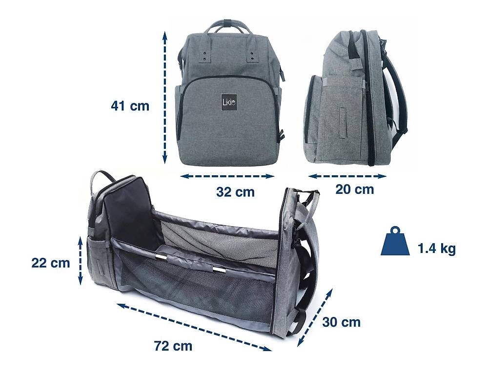 Zaini: Wickelrucksack mit ausziehbarem Bett – Nuovo e nell'imballaggio originale da Egg b. Zürich venduto da Sabi909 1