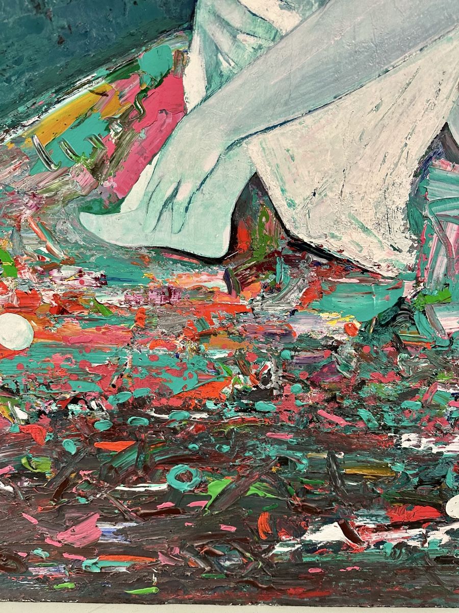 Gemälde: Grand tableau, art moderne J-C PRETRE. – Gebraucht aus Genève von Tom6 7