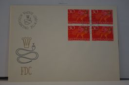 Fürstentum Liechtenstein FDC FL 20.04.1967 Vaduz