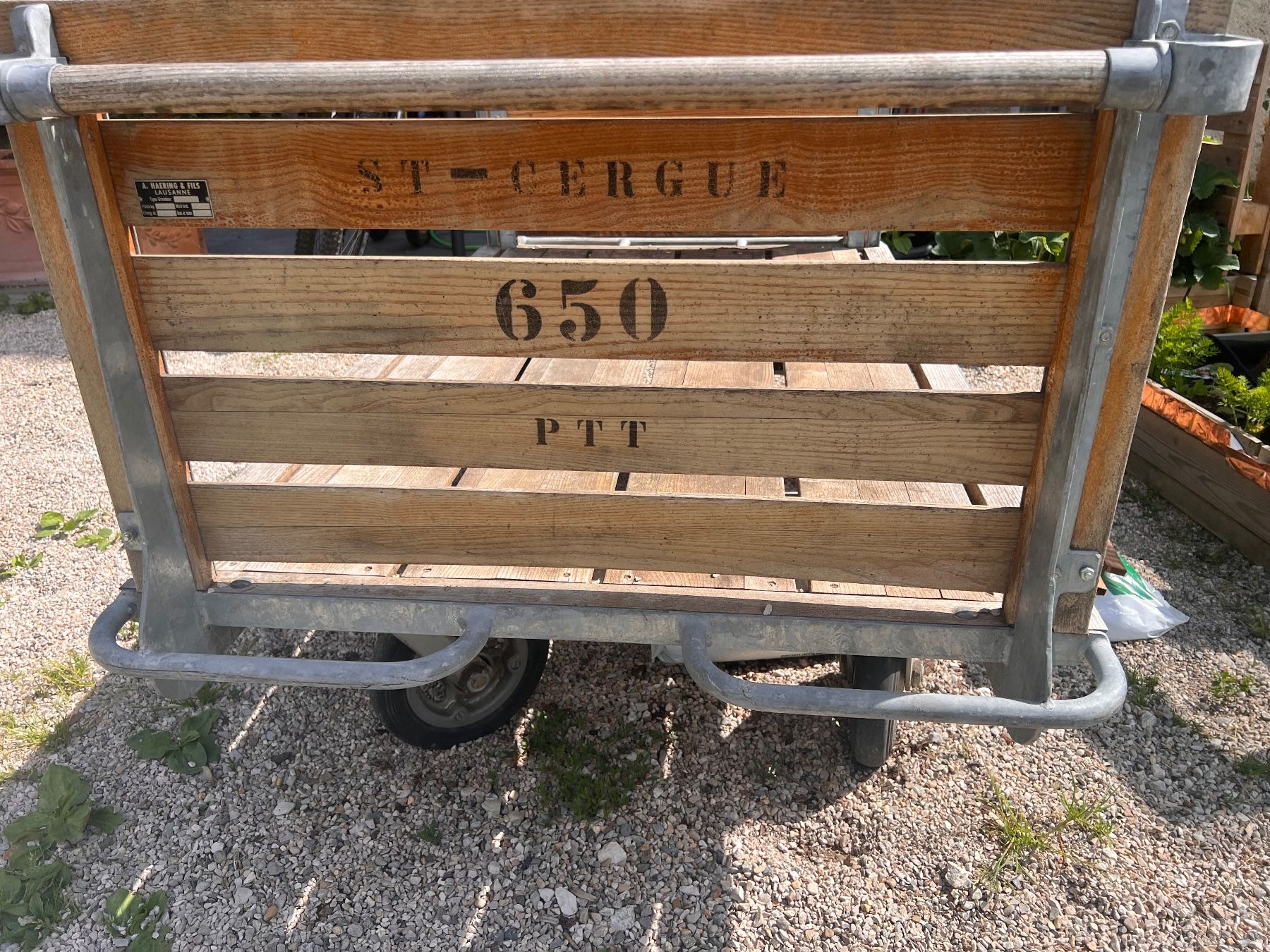 Anhänger: Ancien chariot de la poste – Gebraucht aus St-Cergue von ren_57bz 1