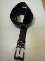 Genuine Montblanc Black Leather Belt 116cm - Detachable Buck