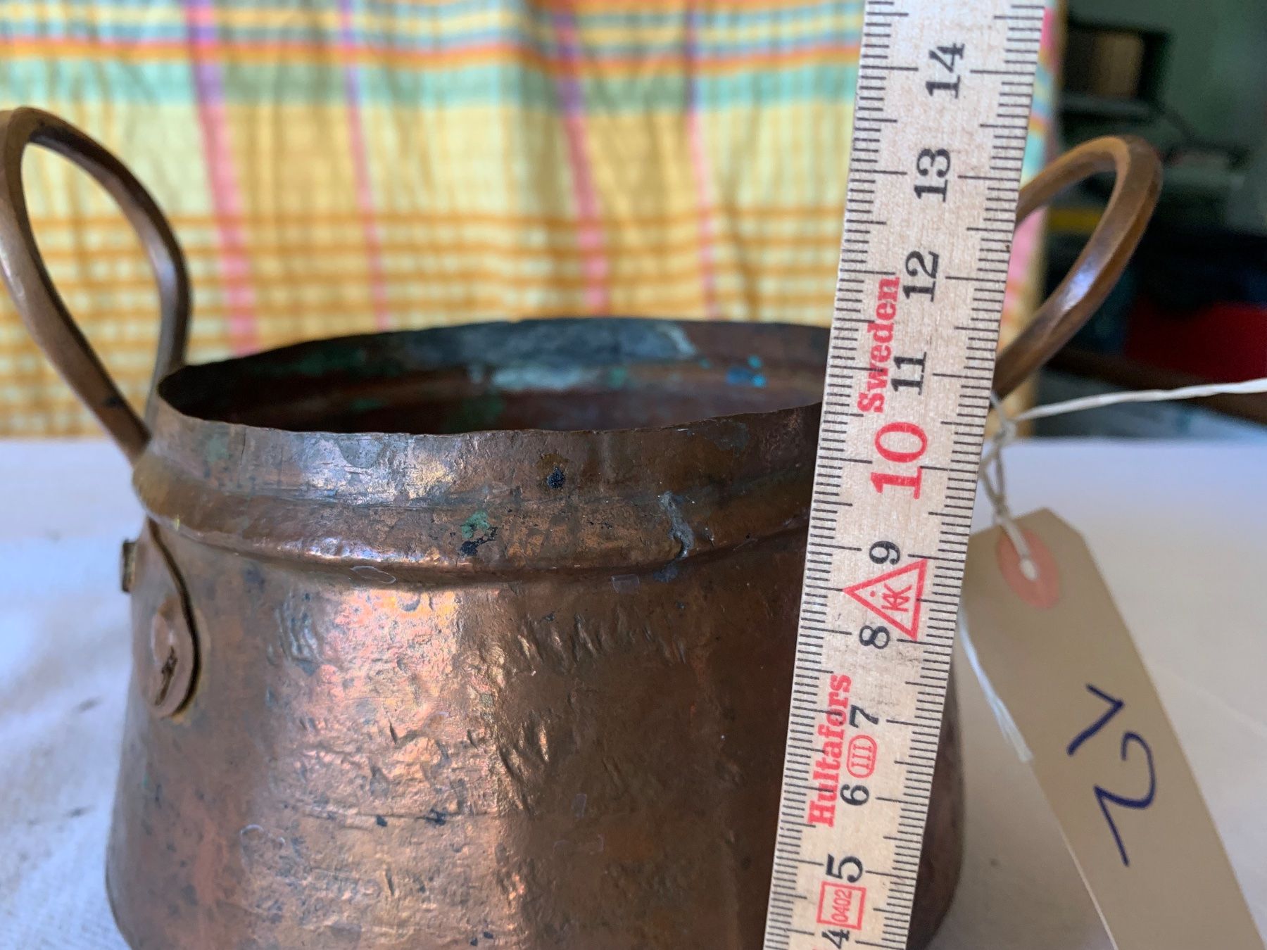 Pentole: Kupfertopf mit Henkeln, Durchmesser ca. 13cm – Usato da Urnäsch venduto da Mafre1949 2