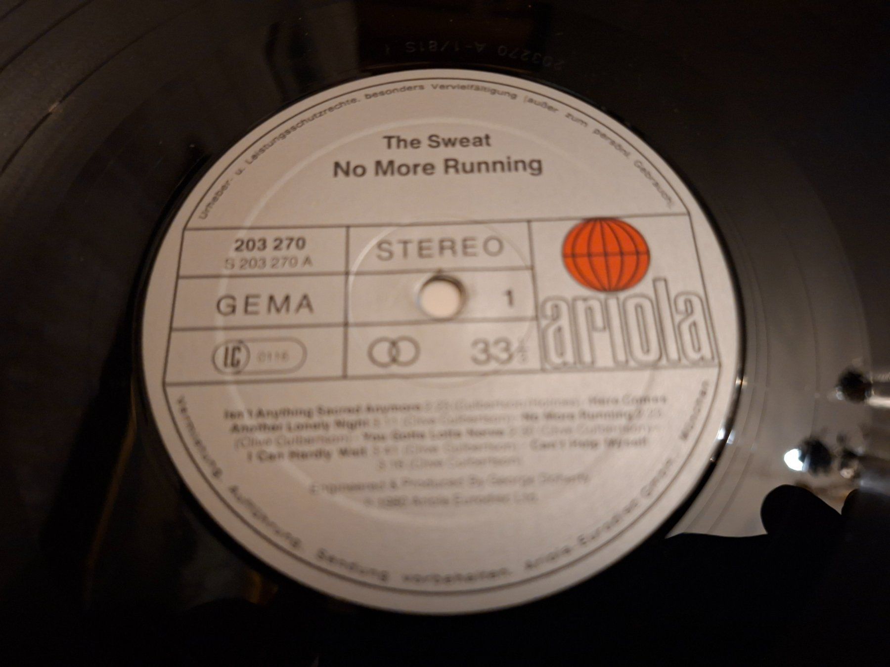 Schallplatten: Rock Lp 1981 - The Sweat - No More Running – Gebraucht aus Bernex von Wannabehasbeen01 3