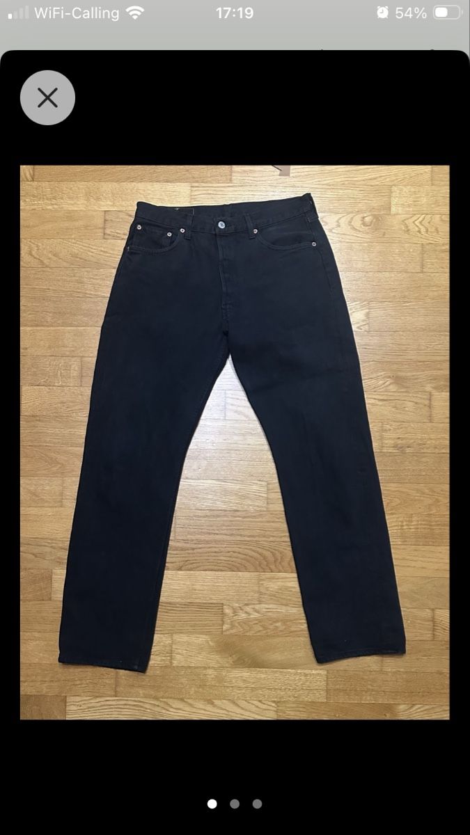 Levi's Jeans: Levi’s 501 34/32 schwarz  – Gebraucht aus Sempach von Pablonsky 2