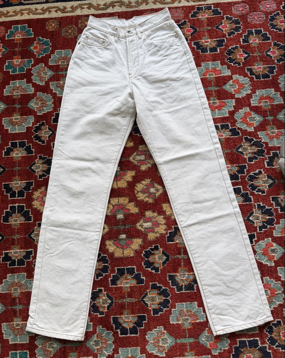 Jeans: Jeans blanc coupe droite – Neu (gemäss Beschreibung) aus Pomy von emmakie 1