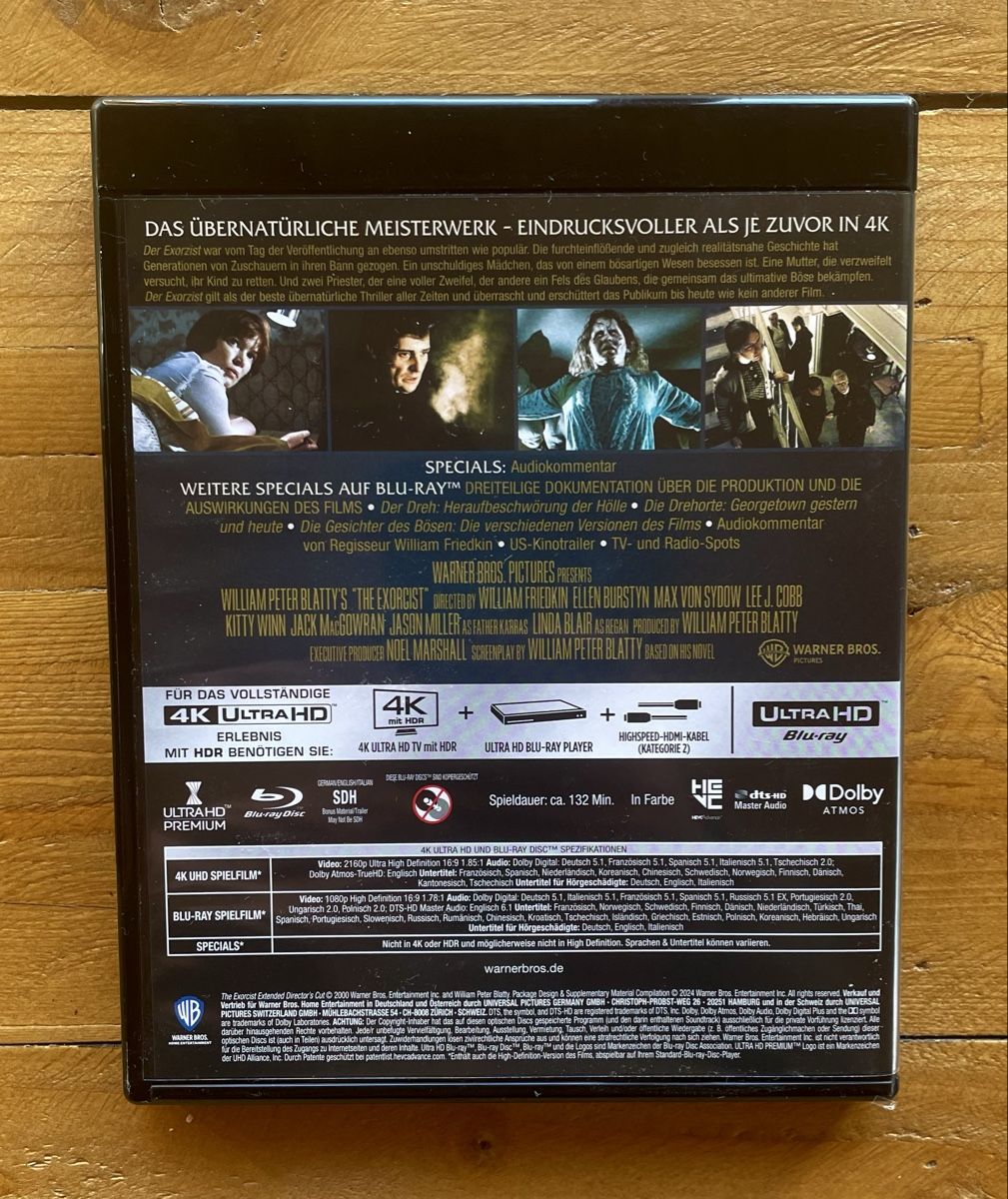 Alle DVDs: Der Exorzist /// 4K /// Director‘s Cut – Gebraucht aus Chur von Hechtl2 2