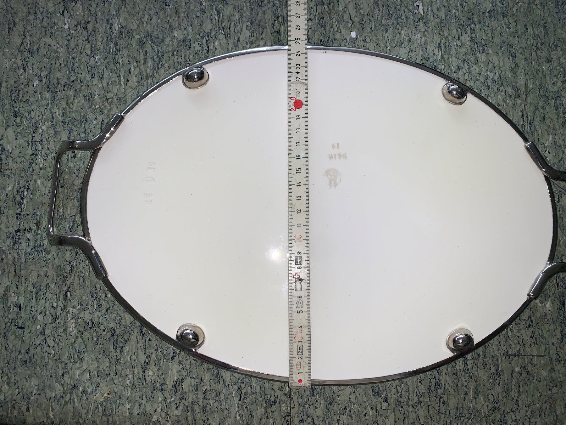 Servierplatten: Serviertablett Art Deco Jugendstil schwer versilbert – Gebraucht aus Rickenbach SZ von Frickler 8